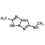 CAS 登录号：123363-55-3， N,2-二甲基-1H-吡唑并[1,5-b][1,2,4]三唑-6-胺