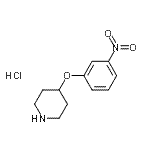CAS#: 125043-83-6, 4-(3-Nitrophenoxy)Piperidine Hydrochloride