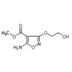 CAS 登录号：126865-31-4， 甲基5-氨基-3-(2-羟基乙氧基)-1,2-恶唑-4-羧酸酯