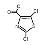 CAS 登录号：127426-29-3， 2,5-二氯-1,3-噻唑-4-甲酰氯