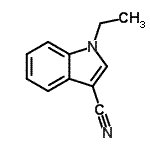 CAS 登录号：128200-45-3， 1-乙基-1H-吲哚-3-甲腈