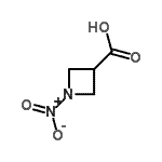 CAS 登录号：128534-30-5， 1-硝基-3-吖丁啶羧酸