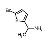 CAS 登录号：129605-38-5， 1-(5-溴-2-噻吩基)乙胺