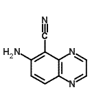 CAS 登录号：130278-26-1， 6-氨基-5-喹喔啉甲腈