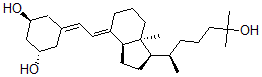 CAS 登录号：130447-37-9， (1S,3S)-5-[(2E)-2-[(1R,3aS,7aR)-1-[(2R)-6-羟基-6-甲基庚烷-2-基]-7a-甲基-2,3,3a,5,6,7-六氢-1H-茚-4-亚基]亚乙基]环己烷-1,3-二醇