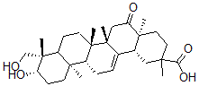 CAS 登录号:131137-98-9, (4aS,6aR,6aS,6bR,9S,10S,12aR,14bR)-10-羟基-9-(羟基甲基)-2,4a,6a,6b,9,12a-六甲基-5-氧代-3,4,6,6a,7,8,8a,10,11,12,13,14b-十二氢-1H-苉-2-羧酸