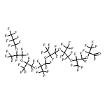 CAS 登录号:13140-25-5, 2,4,4,5,7,7,8,10,10,11,13,13,14,16,16,17,19,19,20,22,22,23,23,24,24,24-二十六氟-2,5,8,11,14,17,20-七(三氟甲基)-3,6,9,12,15,18,21-七氧杂二十四烷-1-酰基氟化物