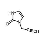 CAS 登录号：131423-26-2， 1-(2-丙炔-1-基)-1,3-二氢-2H-咪唑-2-酮
