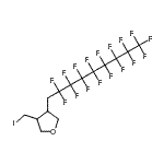 CAS 登录号：131771-31-8， 3-(2,2,3,3,4,4,5,5,6,6,7,7,8,8,9,9,9-十七氟壬基)-4-(碘甲基)四氢呋喃