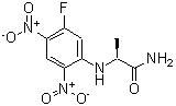CAS 登录号：132055-99-3， N<sup>2</sup>-(5-氟-2,4-二硝基苯基)丙氨酰胺
