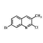 CAS 登录号：132118-47-9， 7-溴-2-氯-3-甲基喹啉