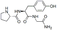 CAS 登录号：132149-55-4， (2S)-N-[(2S)-1-[(2-氨基-2-氧代乙基)氨基]-3-(4-羟基苯基)-1-氧代丙烷-2-基]吡咯烷-2-甲酰胺