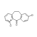 CAS 登录号：133330-59-3， 8-氯-5,6-二氢-11H-苯并[5,6]环庚并[1,2-b]吡啶-11-酮1-氧化物