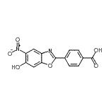 CAS 登录号：133532-53-3， 4-(6-羟基-5-硝基-1,3-苯并恶唑-2-基)苯甲酸