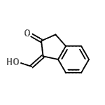 CAS 登录号：133620-88-9， (1Z)-1-(羟基亚甲基)-1,3-二氢-2H-茚-2-酮