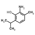 CAS 登录号：13366-69-3， 2-氨基-6-异丙基-3-甲基苯酚