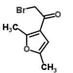 CAS 登录号：133674-62-1， 2-溴-1-(2,5-二甲基-3-呋喃基)乙酮