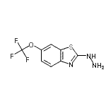 CAS 登录号：133840-98-9， 2-肼基-6-(三氟甲氧基)-1,3-苯并噻唑