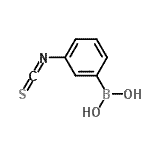 CAS 登录号：133887-74-8， (3-异硫氰酸基苯基)硼酸