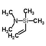 CAS 登录号：13391-72-5， N,N,1,1-四甲基-1-乙烯基硅烷胺