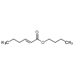 CAS 登录号：13416-74-5， 丁基(2E)-2-己烯酸酯