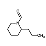 CAS 登录号：134253-35-3， 2-丙基-1-哌啶甲醛