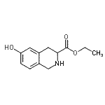 CAS 登录号：134388-85-5， 乙基6-羟基-1,2,3,4-四氢-3-异喹啉羧酸酯