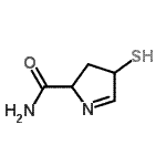 CAS 登录号：134642-84-5， 4-硫基-3,4-二氢-2H-吡咯-2-甲酰胺