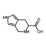 CAS 登录号：134649-28-8， 4,5,6,7-四氢-2H-吡咯并[3,4-c]吡啶-6-羧酸