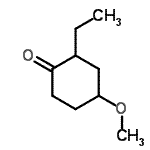 CAS 登录号：13482-27-4， 2-乙基-4-甲氧基环己酮