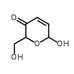 CAS 登录号：135029-81-1， 6-羟基-2-(羟基甲基)-2H-吡喃-3(6H)-酮