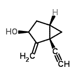 CAS 登录号：135041-02-0， (1S,3S,5S)-1-乙炔基-2-亚甲基双环[3.1.0]己烷-3-醇