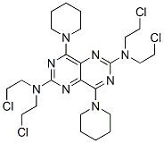 CAS 登录号：135048-70-3， N,N,N',N'-四(2-氯乙基)-4,8-二(哌啶-1-基)嘧啶并[6,5-e]嘧啶-2,6-二胺