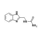 CAS 登录号：135252-39-0， 1-(1H-苯并咪唑-2-基甲基)脲