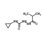 CAS 登录号：135302-20-4， N-环丙基-2-异丁酰基氨基甲酰肼