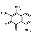 CAS 登录号：135467-67-3， 3,4,8-三甲基-1,2-萘二酮
