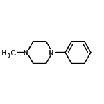CAS 登录号：135712-28-6， 1-(1,3-环己二烯-1-基)-4-甲基哌嗪