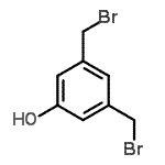 CAS 登录号：135990-12-4， 3,5-二(溴甲基)苯酚
