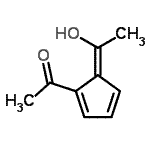 CAS 登录号：136272-06-5， 1-[(5Z)-5-(1-羟基乙亚基)-1,3-环戊二烯-1-基]乙酮