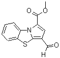 CAS 登录号：136427-69-5， 3-甲酰基吡咯并[2,1-b][1,3]苯并噻唑-1-羧酸甲酯