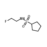 CAS 登录号：136455-95-3， N-(2-氟乙基)环戊烷磺酰胺