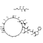 CAS 登录号：136458-97-4， (1R,3S,5R,6R,9R,11R,15S,16R,17R,18S,27Z,33R,35S,36R,37S)-33-{[(2R,3S,4S,5S,6R)-3,5-二羟基-4-({(3S)-3-羟基-3-[(4R,5R)-5-羟基-2-苯基-1,3-二恶烷-4-基]-2-氧代丙基}氨基)-6-甲基四氢-2H-吡喃-2-基]氧基}-1,3,5,6,9,11,17,37-八羟基-15,16,18-三甲基-13-氧代-14,39-二氧杂双环[33.3.1]三十九碳-19,21,23,25,27,29,31-七烯-36-羧酸-(2R,3R,4R,5S)-6-(甲基氨基)-1,2,3,4,5-己烷五醇(1:1)