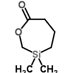 CAS 登录号：13716-53-5， 3,3-二甲基-1,3-氧杂硅杂环庚烷-7-酮