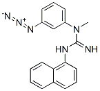 CAS 登录号:137160-01-1, 1-(3-叠氮基苯基)-1-甲基-2-萘-1-基胍