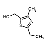CAS 登录号：137267-28-8， (2-乙基-4-甲基-1,3-噻唑-5-基)甲醇