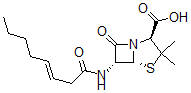 CAS 登录号：137593-45-4， (2S,5R,6R)-3,3-二甲基-6-[[(E)-辛-3-烯酰基]氨基]-7-氧代-4-硫杂-1-氮杂双环[3.2.0]庚烷-2-羧酸