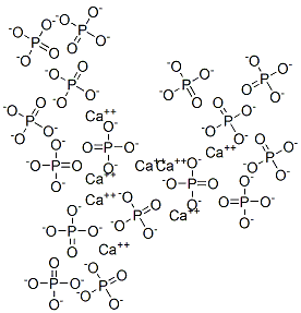 CAS 登录号：13767-12-9， 磷酸钙盐(3:4)