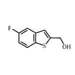 CAS 登录号：13771-73-8， (5-氟-1-苯并噻吩-2-基)甲醇