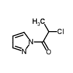 CAS 登录号：137715-44-7， 2-氯-1-(1H-吡唑-1-基)-1-丙酮