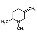 CAS#: 137839-49-7, 1,2-Dimethyl-5-Methylenepiperidine